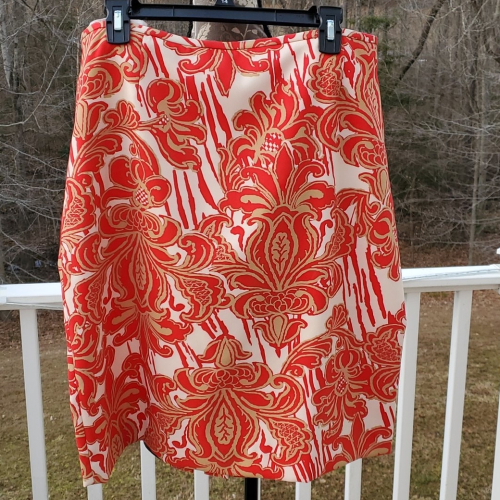 Red Kelly skirt